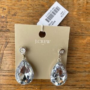 J.Crew Women’s Crystal Drop Earrings. New With Tag.